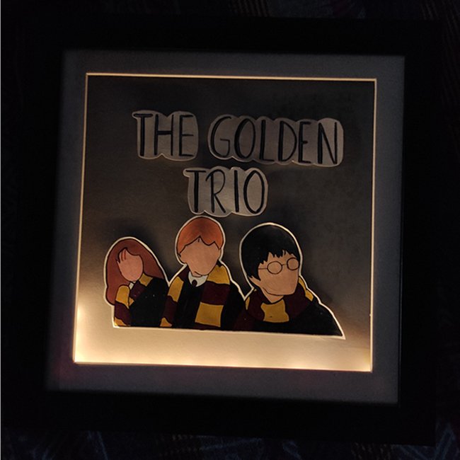 Harry Potter Wall Art - Golden Trio