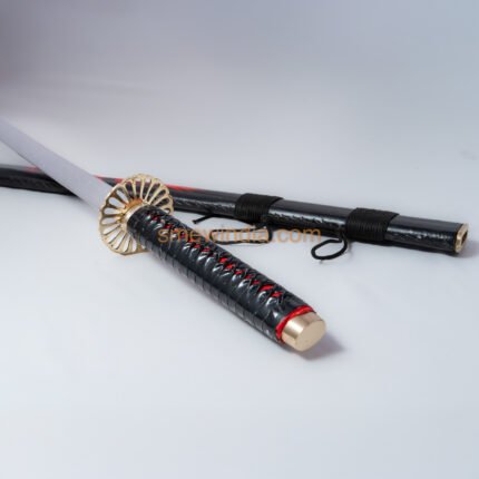 Black Katana Red Dragon - Black/Red Handle