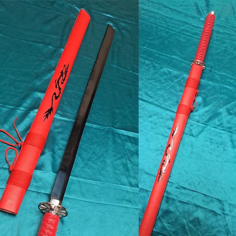 Red Ninja Sword - Black Blade
